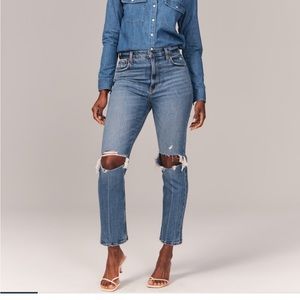 COPY - Abercrombie & Fitch Ultra High Rise Ankle straight Jeans